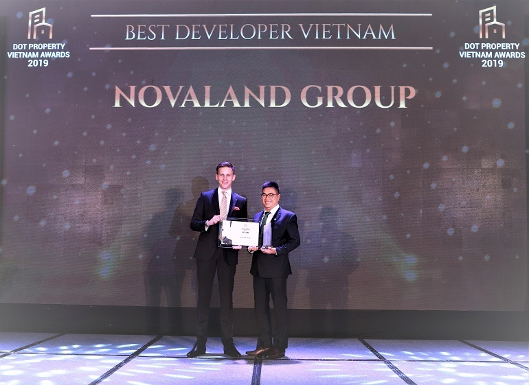 Novaland Group Đạt Giải Best Developer Vietnam Tại Dot Property Awards 2019