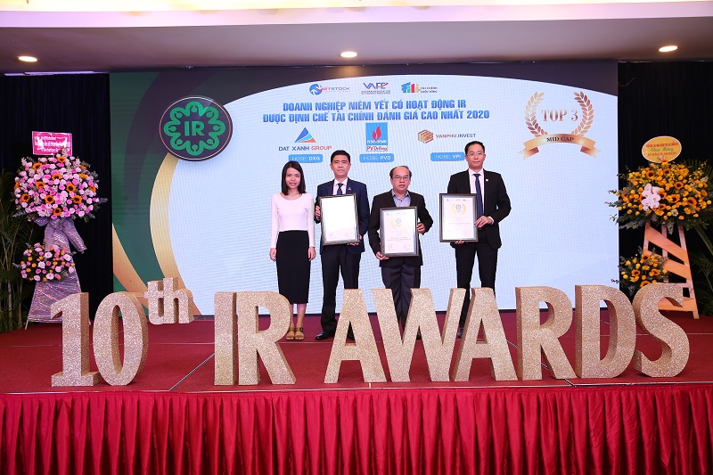 Tập đoàn Đất Xanh lập cú đúp giải thưởng tại IR Awards 2020