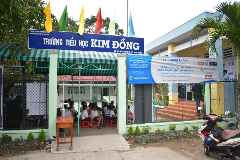 Saigon Children’s Charity khánh thành thêm ngôi trường mới tại Hậu Giang