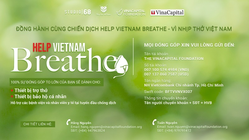 Vinacapital Foundation Triển Khai Chương Trình “Help Vietnam Breathe - Vì Nhịp Thở Việt Nam”