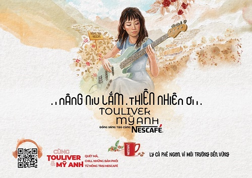 NESCAFÉ kết hợp cùng Touliver và Mỹ Anh ra mắt album lấy chất liệu từ âm thanh của nông trại cà phê