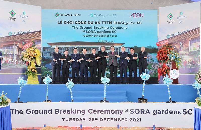 Khởi công TTTM SORA gardens SC và Hoàn công dự án căn hộ cao cấp SORA gardens II