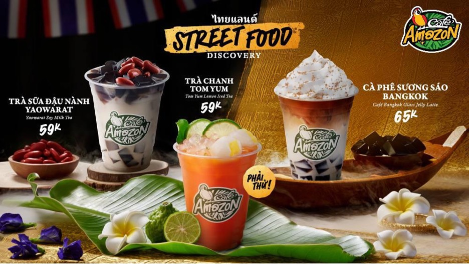 Café Amazon Vietnam ra mắt 3 món mới lấy cảm hứng từ ẩm thực đường phố Thái, đặt mục tiêu 20 cửa hàng vào cuối năm 2022