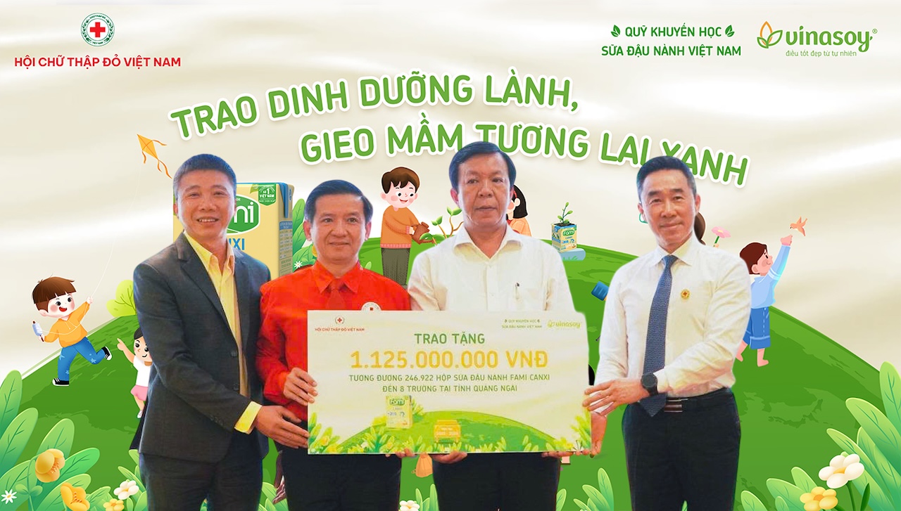 Giá trị nhân văn từ “Sữa đậu nành học đường”: Không chỉ là dinh dưỡng, mà còn là niềm vui đến lớp